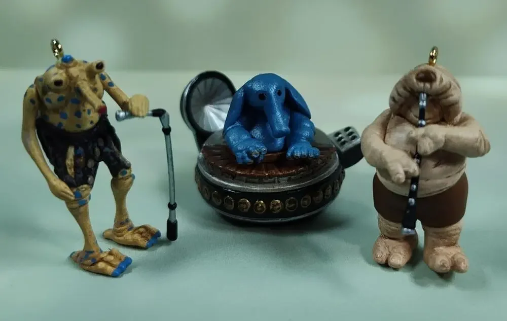 Star Wars Max Rebo Band Hallmark Keepsake Ornament Set of 3 Mini Ornaments 1999